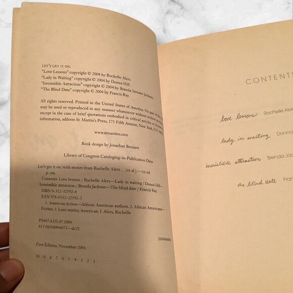 "Lets Get It On" Four Novellas By Rochelle Alers 2004 - Picture 3 of 12